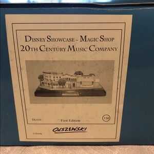 Disney Showcase -Magic Shop 29th Century Music Company Olszewski NIB COA